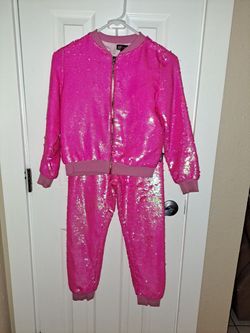 7/8 Girls Sequin Outfits Jojo Siwa Inspired