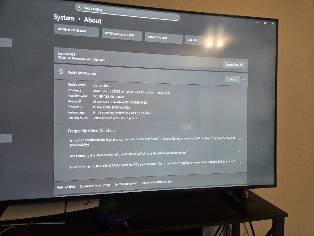 Hp Omen Gaming Desktop