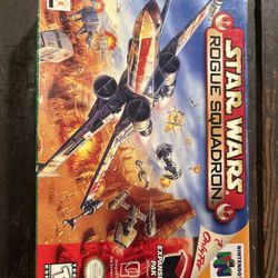 Star Wars Rogue Squadron Nintendo N64 w/ Box Manual NM Cleaned Tested Protector