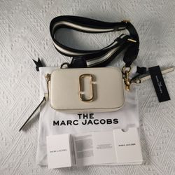 Marc Jacobs The Snapshot Crossbody Bag Cloud White Multi