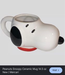 Peanuts Snoopy Ceramic Mug 14.5 oz