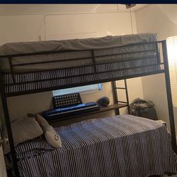 Full Over Twin Loft Bed  Give An Offer  Only Frame 