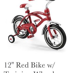 Classic Radio Flyer 12" Red Bike