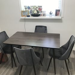 Throckmorton 5 piece dining set discount