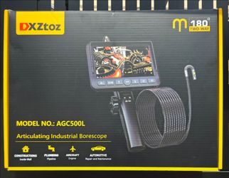 BRAND NEW DXZtoz Articulating Industrial Borescope (Model AGC500L)