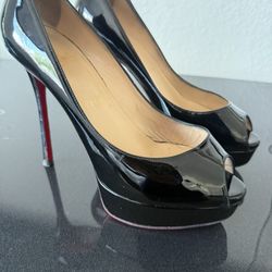 Louis Vuitton 38.5 Platform Open Toe 