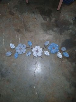Metal Floral Wall Art Decor
