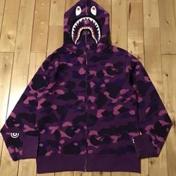 BAPE Color Camo Shark Full Zip Hoodie