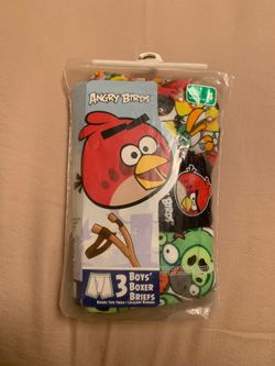 NEW boys’ Angry Bird boxer briefs - size 4