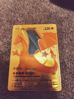Golden Pokemon cards