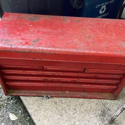 Old Metal Tool Box