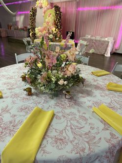 French Toile Tablecloth