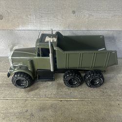 Vintage Duncan CJ7 US Military Army Truck Dump Dumper #15 Retro Plastic 18" X 8"