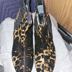 Cheetah Print Boots