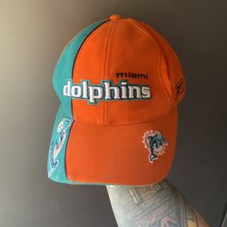 Vintage Miami Dolphins Hat Authentic NFL Pro Line Reebok