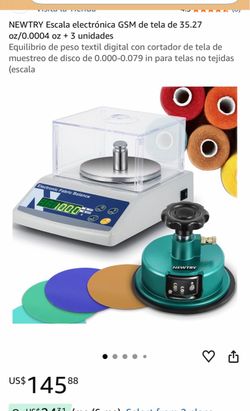 NEWTRY Electronic Fabric GSM Balance Scale