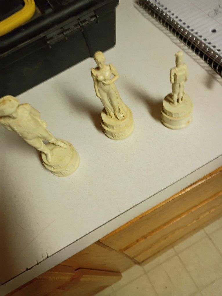 Antique Chess Pieces