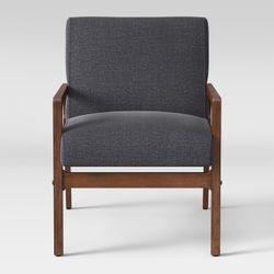 2 Target Peoria Wood Arm Chairs gray Project 62 for Sale in