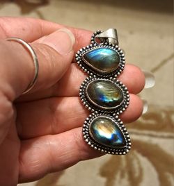🪬 Handmade | Labradorite Pendant 🪬