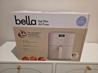 Bella 6QT Slim Air Fryer (White) - New