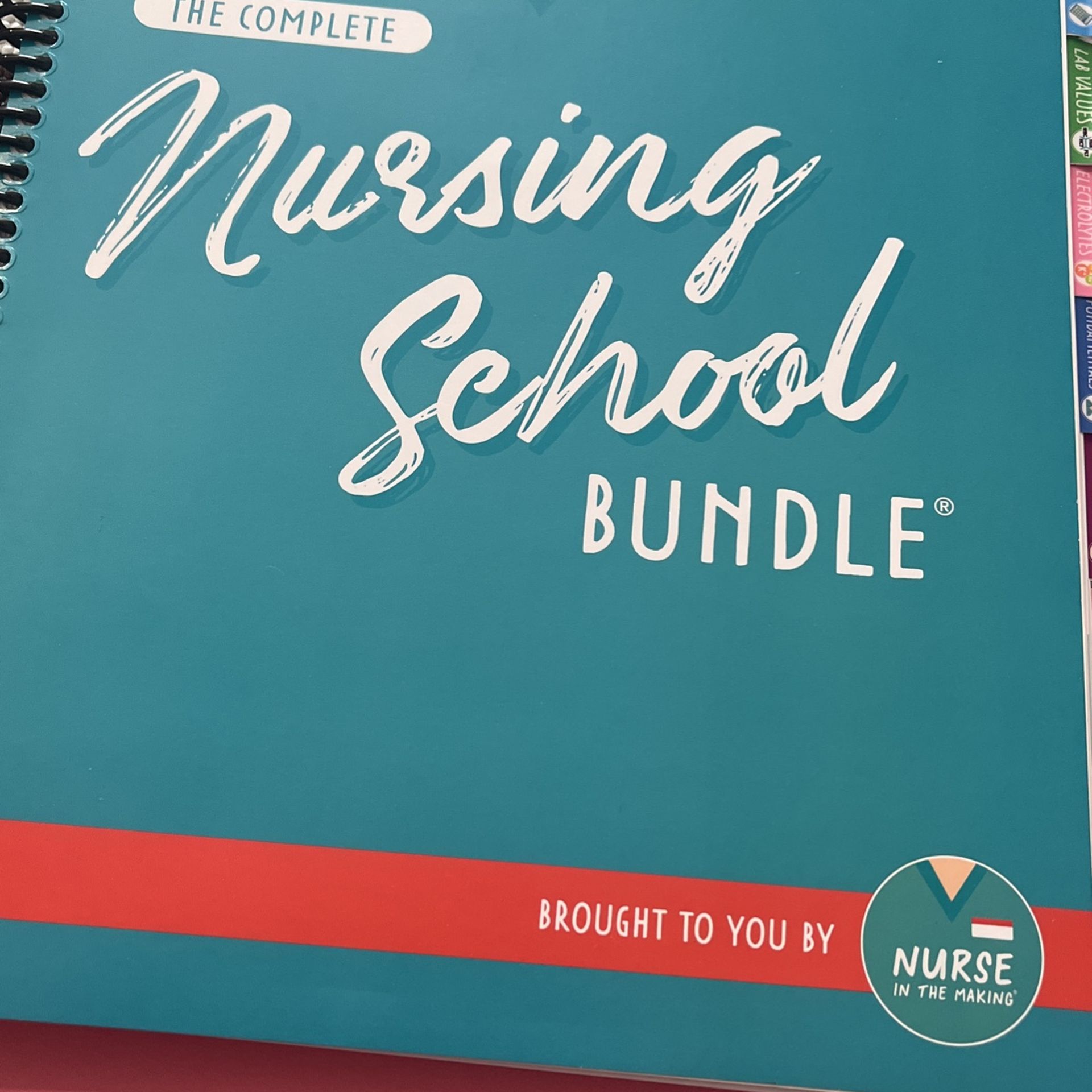 Nurse in The Making Nursing School Bundle Spiral Bound