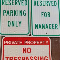 Metal Signs Multiple