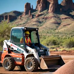 Bobcat Skid-steer Loader S70 tractor Hauler