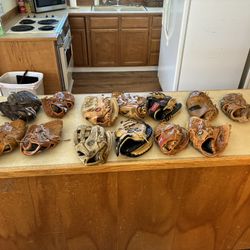 13 Baseball/Softball Mitts