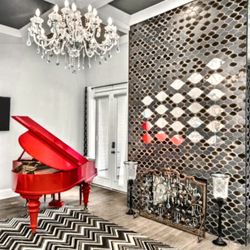 Elton John Styled Baby Grand Piano