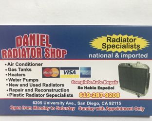 Radiator and Air condition