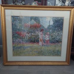 C. James Frazier "Rose Gardens" Limited Edition Framed Print 