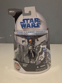 Hasbro Star Wars The Clone Wars Captain Rex Action Figure Missile Launcher