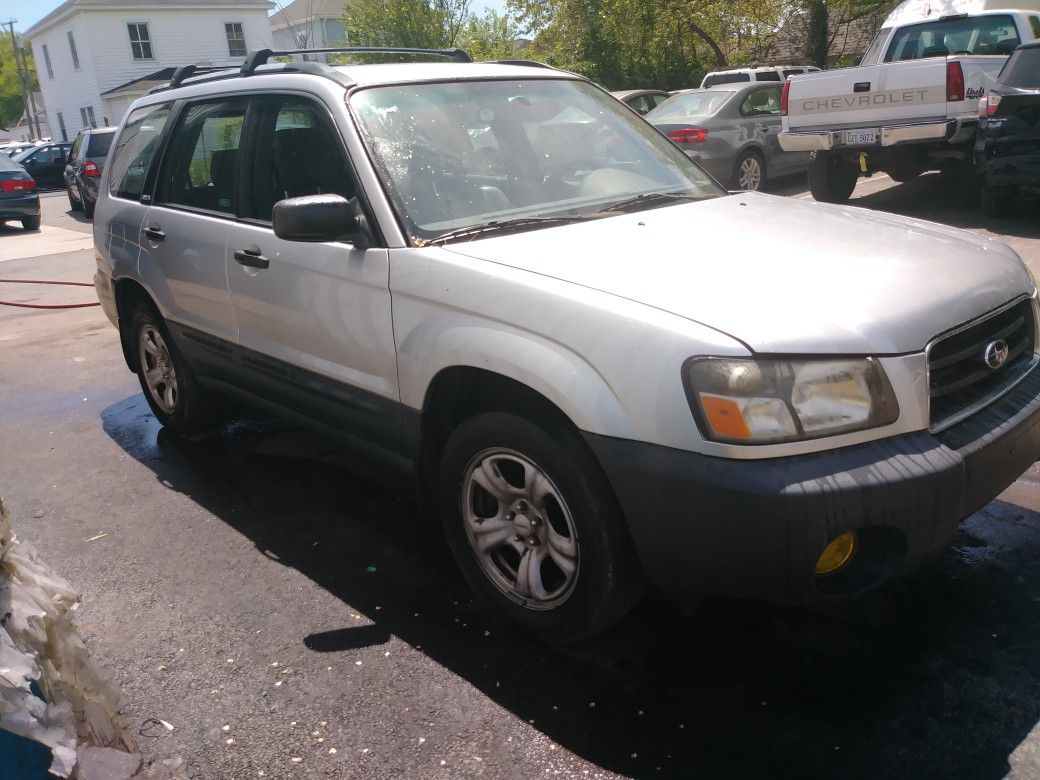 2004 Subaru Forrester AWD ,4 cylinders, 154 k miles ONE OWNER