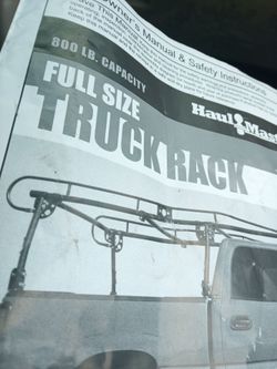Full size truck rack p