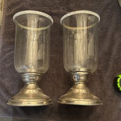 Two Large Vases/Canisters