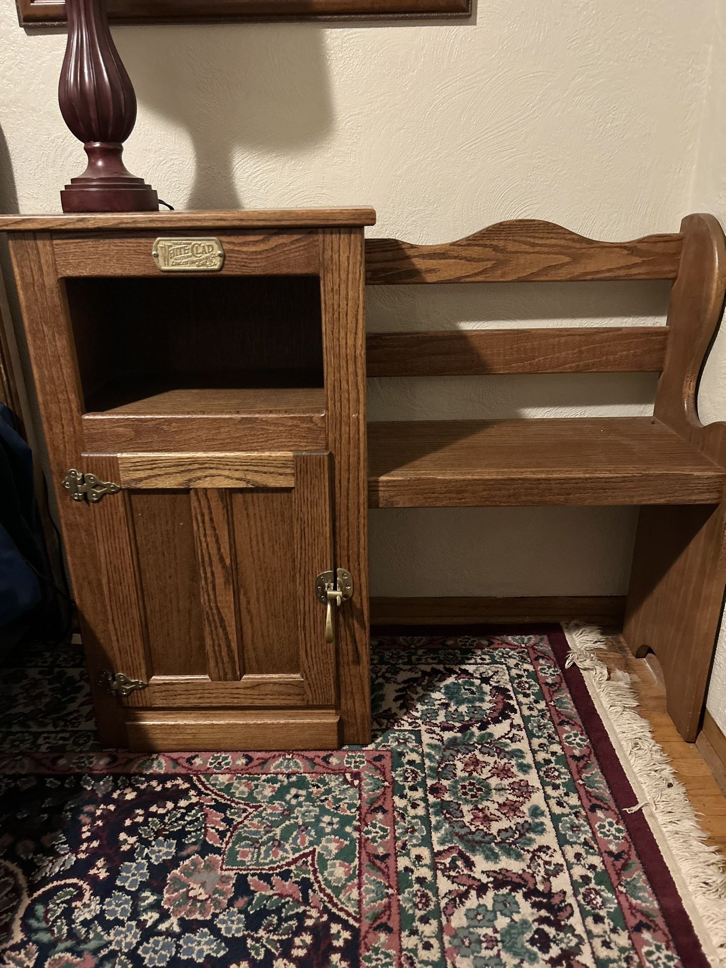 White Clad Telephone Stand