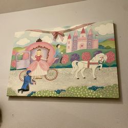 PRINCESS CANVAS WALL ART 