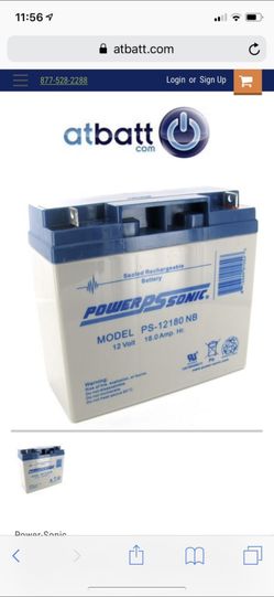 Power sonic ps- 12180 NB battery 12 v 22ah
