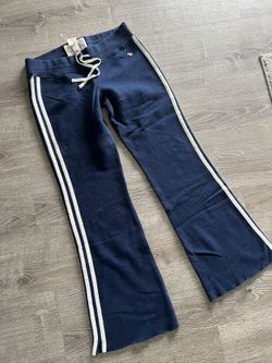 New  Abercrombie Low Rise Fitted Hip & Thigh Flare Leg Pants. Size:M Navy Blue