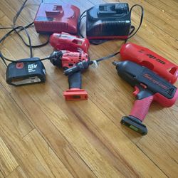 Snap -on Impact drills. 