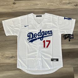NWT Mookie Betts Stitched Mens Los Angeles Dodgers Jersey # 50 White Size MEDIUM