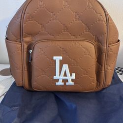 MLB LOS ANGELES DODGERS LEATHER BASEBALL BACKPACK 40$