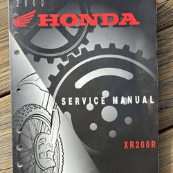 Honda XR200R Service Manual