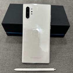 Samsung Galaxy Note10 + White 256 GB Unlocked Excellent Condition !!! 
