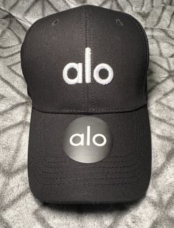 Alo logo embroidered Black cap