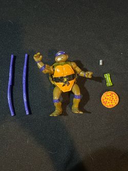1990 TMNT Storage Shell Donatello + Accessories