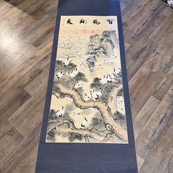 Japanese scroll painting