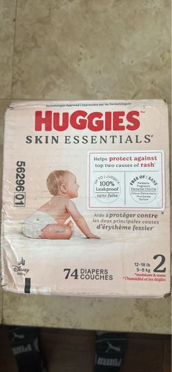 Huggies Skin Essentials Size 2 Diapers 74 Count