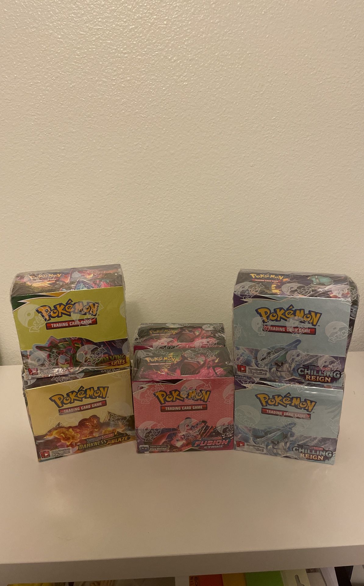 Sealed Pokemon Booster Pack Boxes