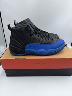 🔥 Jordan 12 Retro “Black Game Royal”  📏 Size 9 Men’s